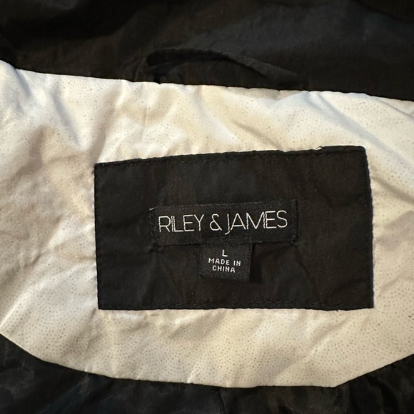 Riley & Jame “Money Maker” Lightweight Rain Bomber Jacket, size Large - Picture 6 of 13